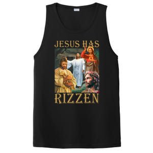 Jesus Has Rizzen Jesus Cool Funny PosiCharge Competitor Tank