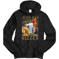 Jesus Has Rizzen Jesus Cool Funny Tie Dye Hoodie