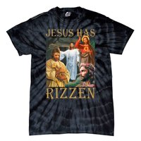 Jesus Has Rizzen Jesus Cool Funny Tie-Dye T-Shirt