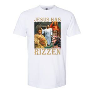 Jesus Has Rizzen Jesus Cool Funny Softstyle CVC T-Shirt