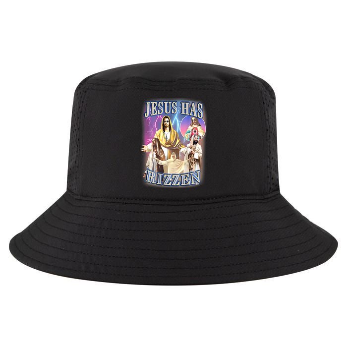 Jesus Has Rizzen Cool Comfort Performance Bucket Hat