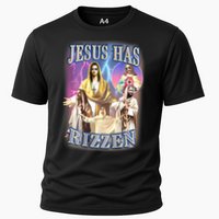 Jesus Has Rizzen Cooling Performance Crew T-Shirt