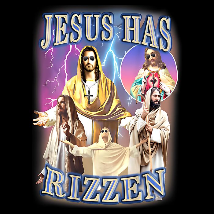 Jesus Has Rizzen Cooling Performance Crew T-Shirt