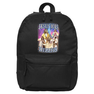 Jesus Has Rizzen 16 in Basic Backpack