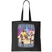 Jesus Has Rizzen Tote Bag