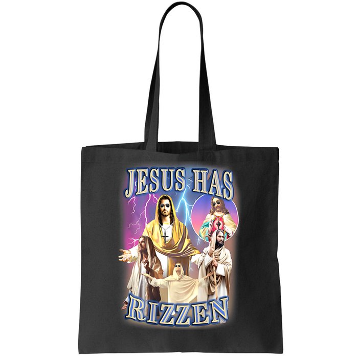 Jesus Has Rizzen Tote Bag