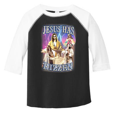 Jesus Has Rizzen Toddler Fine Jersey T-Shirt