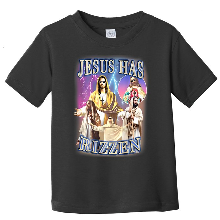 Jesus Has Rizzen Toddler T-Shirt