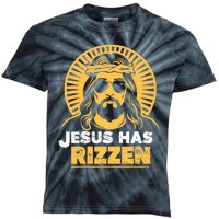 Jesus Has Rizzen Vintage Christian Design Kids Tie-Dye T-Shirt