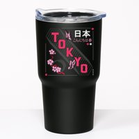 Japan Hello Spring Tokyo Text With Flower And Butterflies Tumbler