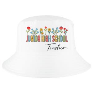 Junior High School Teacher Wildflowers Back To School Cool Gift Cool Comfort Performance Bucket Hat