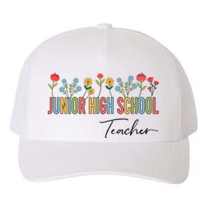 Junior High School Teacher Wildflowers Back To School Cool Gift Yupoong Adult 5-Panel Trucker Hat