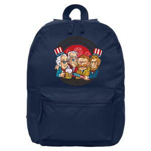 Just Here To Bang President Funny USA 16 in Basic Backpack