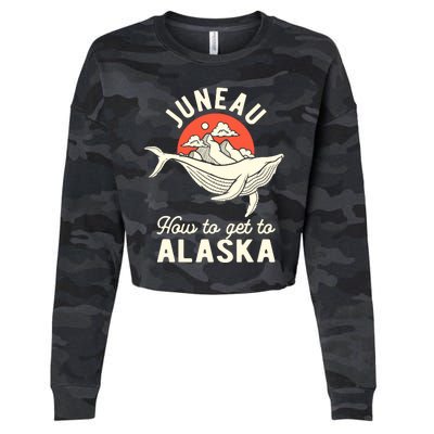 Juneau How To Get To Alaska Cropped Pullover Crew