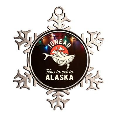 Juneau How To Get To Alaska Metallic Star Ornament