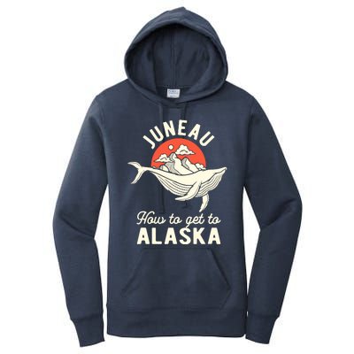 Juneau How To Get To Alaska Women's Pullover Hoodie