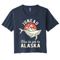 Juneau How To Get To Alaska Women's Crop Top Tee