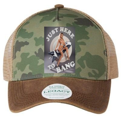 Just Here To Bang | Pin Up Girl Legacy Tie Dye Trucker Hat