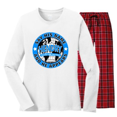 Joe Hendry Tuesdays And Thursdays Women's Long Sleeve Flannel Pajama Set 