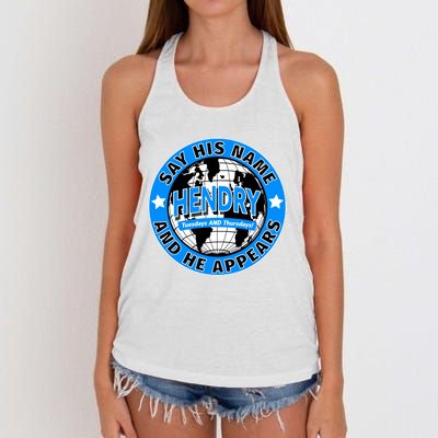 Joe Hendry Tuesdays And Thursdays Women's Knotted Racerback Tank