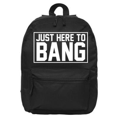 Just Here To Bang 4th Of July 16 in Basic Backpack