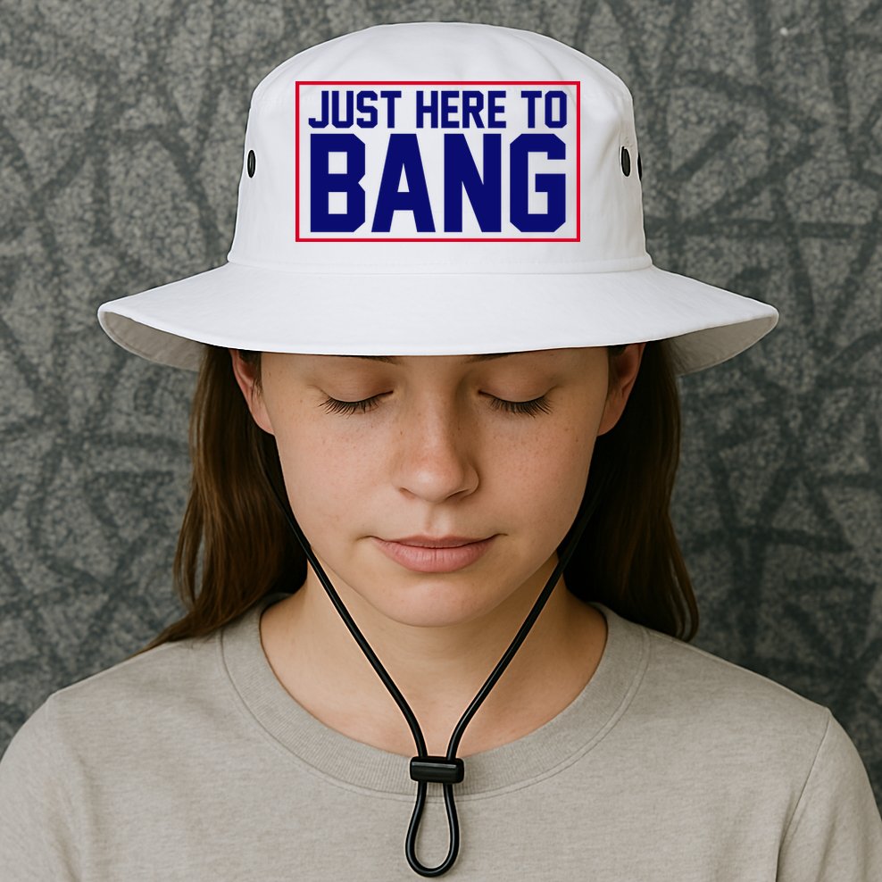 Just Here To Bang 4th Of July Bucket Hat