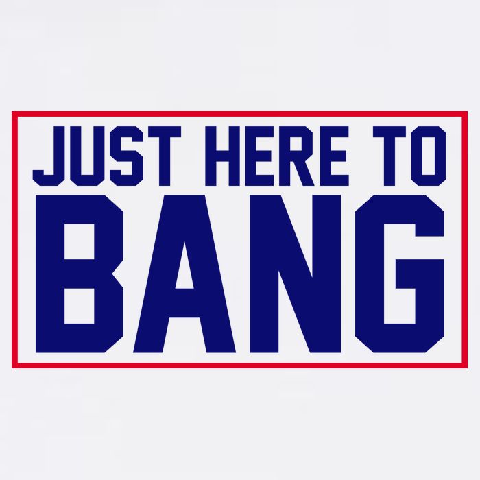 Just Here To Bang 4th Of July Youth Performance Sprint T-Shirt