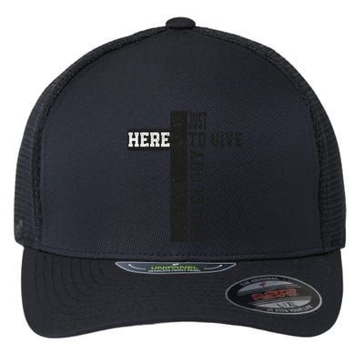 Just Here To Give God Glory Cute Flexfit Unipanel Trucker Cap