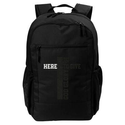 Just Here To Give God Glory Cute Backpack