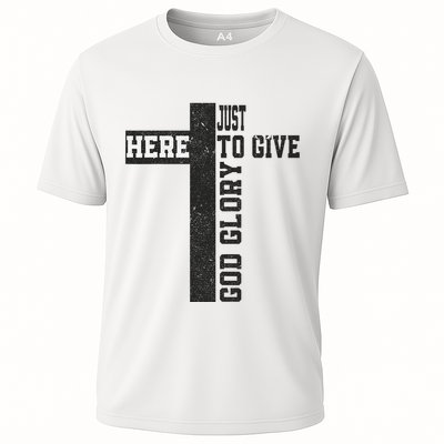 Just Here To Give God Glory Cute Performance Shirt
