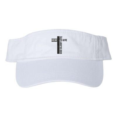 Just Here To Give God Glory Cute Visor