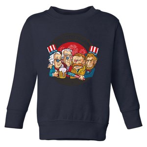 Just Here To Bang American Presidents Toddler Sweatshirt