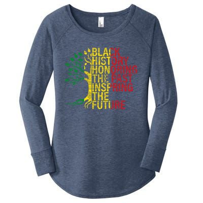 Junenth Honoring The Past Inspiring The Future Cool Gift Women's Perfect Tri Tunic Long Sleeve Shirt