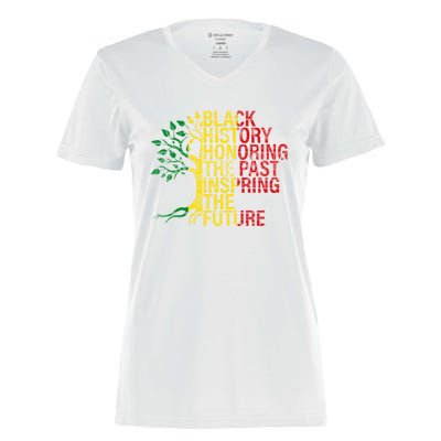 Junenth Honoring The Past Inspiring The Future Cool Gift Women's Momentum V-Neck T-Shirt