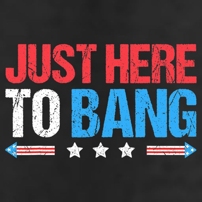 Just Here To Bang Funny Fireworks 4th Of July 15oz Campfire Ceramic Mug