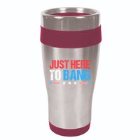 Just Here To Bang Funny Fireworks 4th Of July 16oz Travel Tumbler