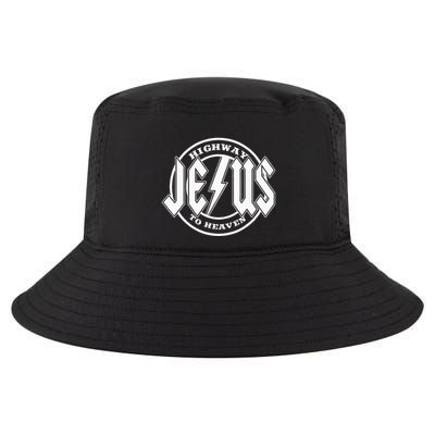 Jesus Highway To Heaven Pray Catholic Faith Based Cool Comfort Performance Bucket Hat