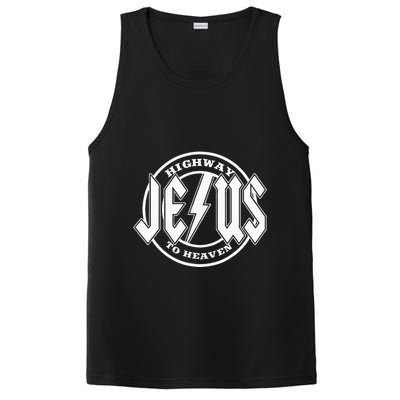 Jesus Highway To Heaven Pray Catholic Faith Based PosiCharge Competitor Tank