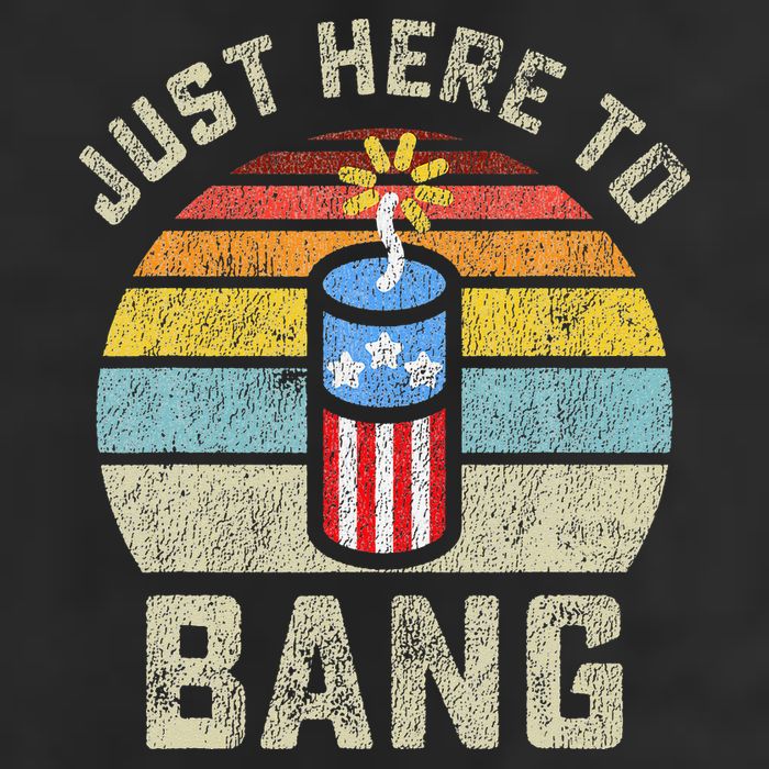 Just Here to Bang Funny 4th of July Fourth of July Adult Drive Performance Visor