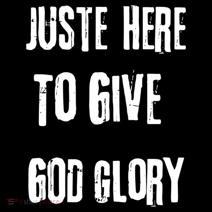 Just Here To Give God Glory Red Wool Snapback Cap