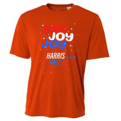 Joy Harris Walz 2024 Red White And Blue Cooling Performance Crew T-Shirt