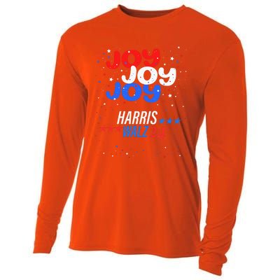 Joy Harris Walz 2024 Red White And Blue Cooling Performance Long Sleeve Crew