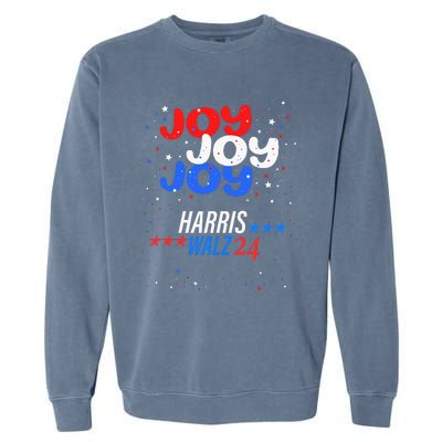 Joy Harris Walz 2024 Red White And Blue Garment-Dyed Sweatshirt