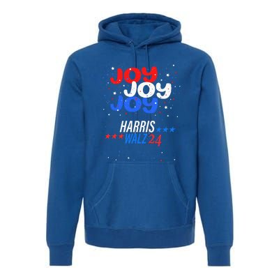 Joy Harris Walz 2024 Red White And Blue Premium Hoodie