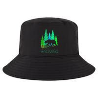 Jackson Hole Wyoming Bear And Trees Jackson Hole Cool Comfort Performance Bucket Hat