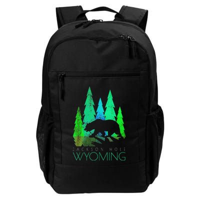 Jackson Hole Wyoming Bear And Trees Jackson Hole Backpack