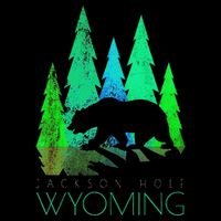 Jackson Hole Wyoming Bear And Trees Jackson Hole 16 in Basic Backpack