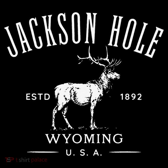 Jackson Hole Wyoming USA Estd 1892 with Elk Souvenir Design Mesh Reversible Basketball Jersey Tank