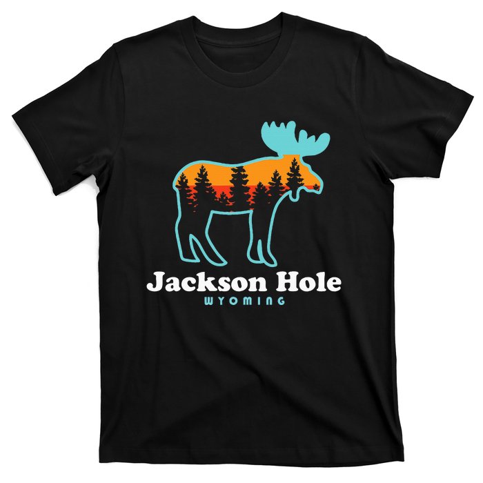 Jackson Hole Wyoming Moose Mountains Grand Tetons T-Shirt