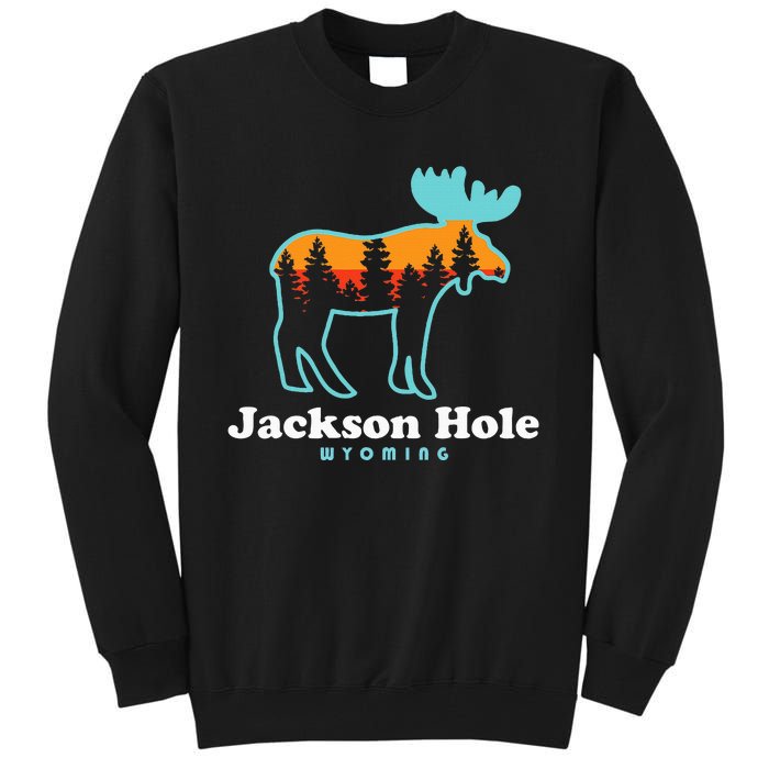 Jackson Hole Wyoming Moose Mountains Grand Tetons Tall Sweatshirt